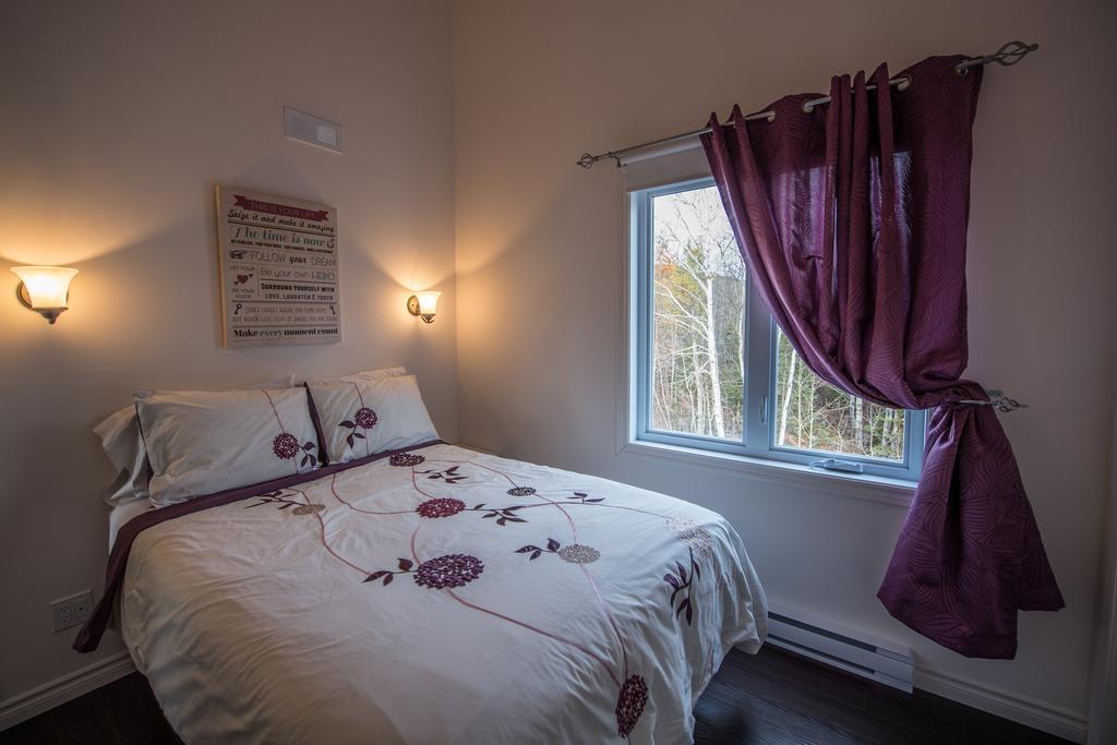 Les Chalets Huppes Du Massif Petite-Riviere-Saint-Francois Rum bild